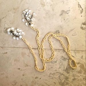Seashells and beads belt